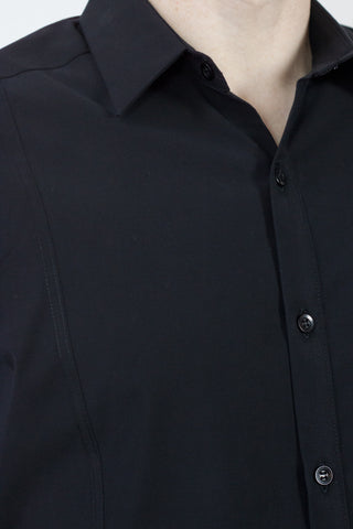 Tux Shirt Black Luxe