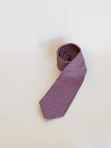 PC Modern Tie Textured Red and Blue Spots