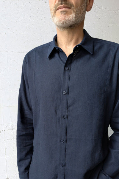 Tux Shirt HB Ink Linen