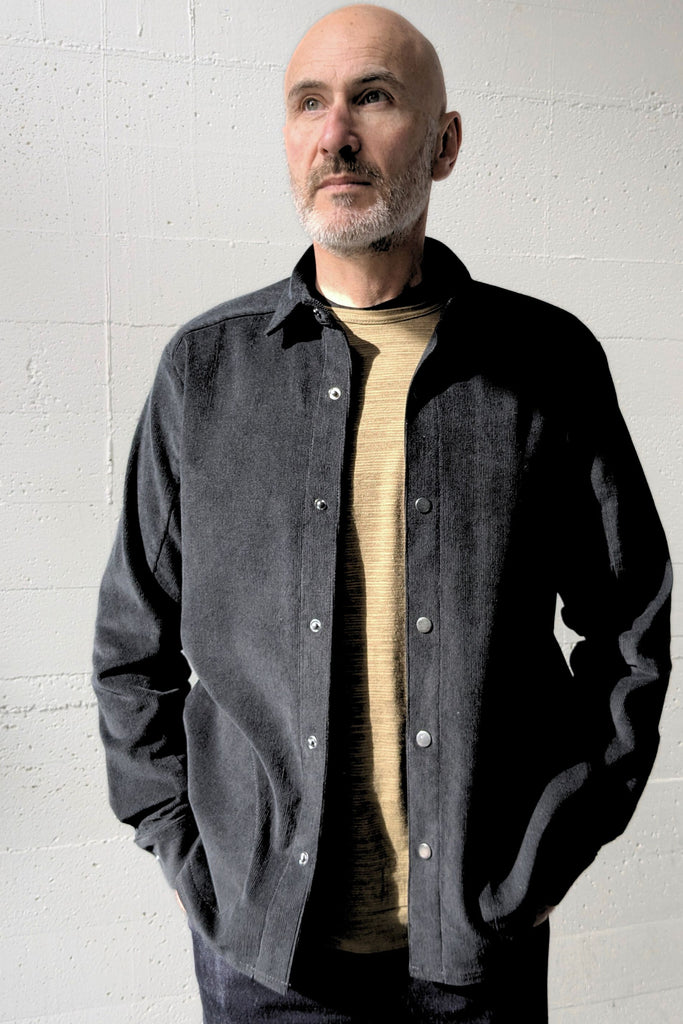 Ged Jacket Black Cut Cord