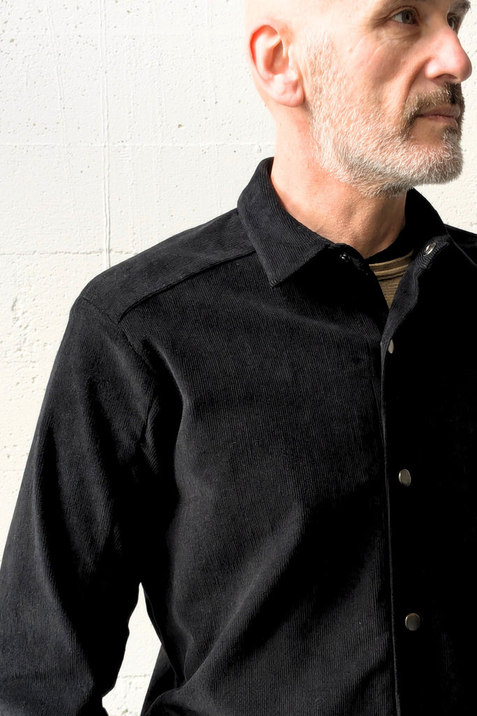 Ged Jacket Black Cut Cord