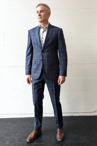 JB Suit Oxford Plaid