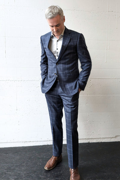 JB Suit Oxford Plaid