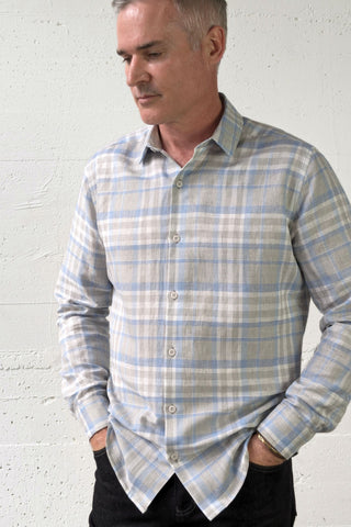 Honda Shirt Canton Linen Check