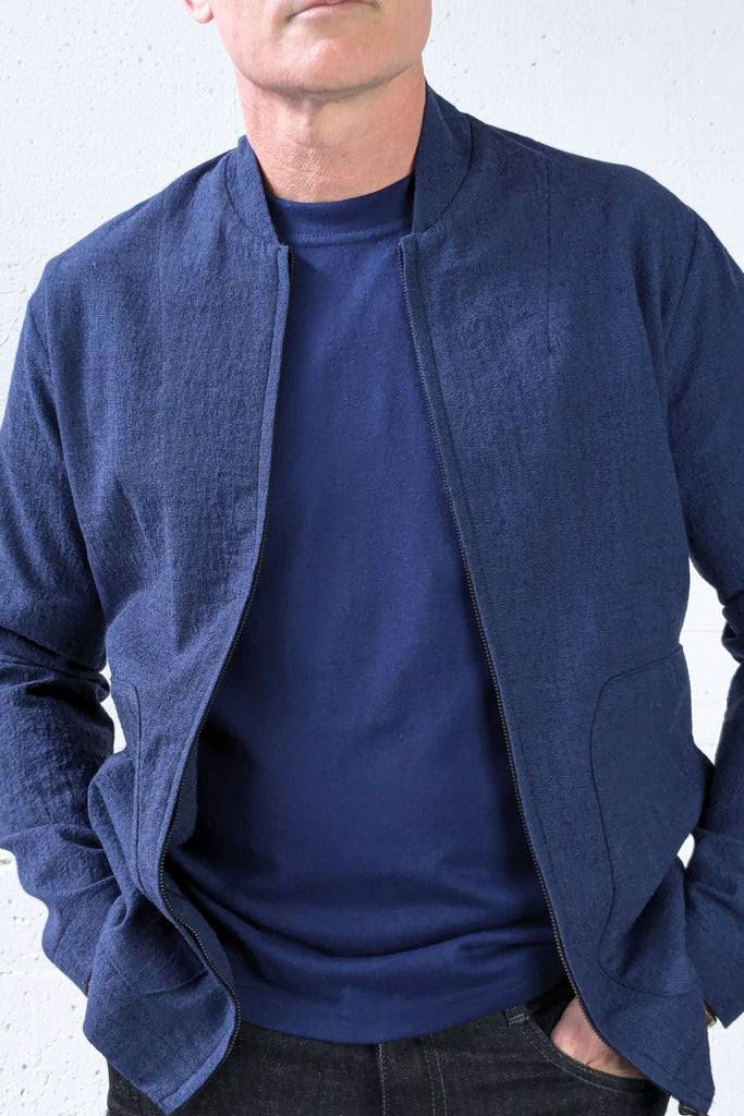 Dodge Jacket Blueberry Crepe