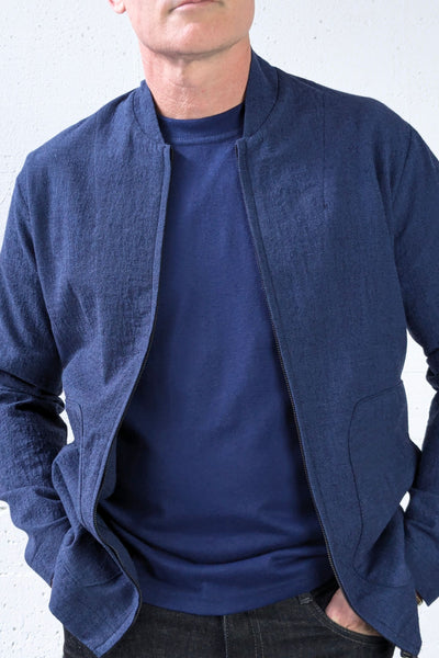 Dodge Jacket Blueberry Crepe