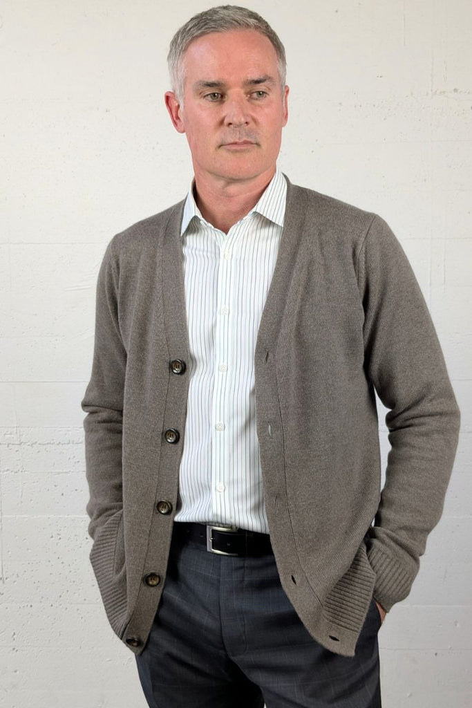 B&L Lounge Cardigan Coffee