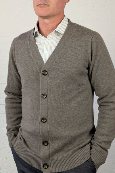 B&L Lounge Cardigan Coffee