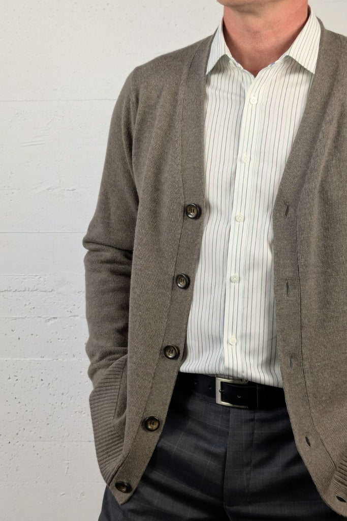 B&L Lounge Cardigan Coffee