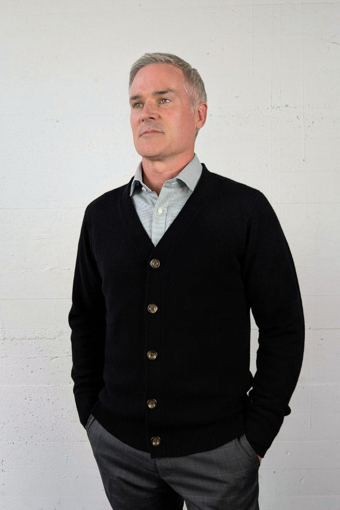 B&L Lounge Cardigan Black