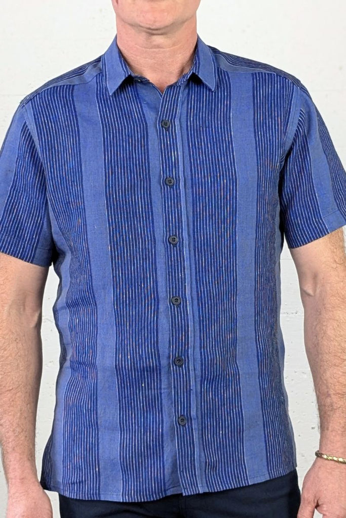 Blunt Shirt SS Piano Stripe
