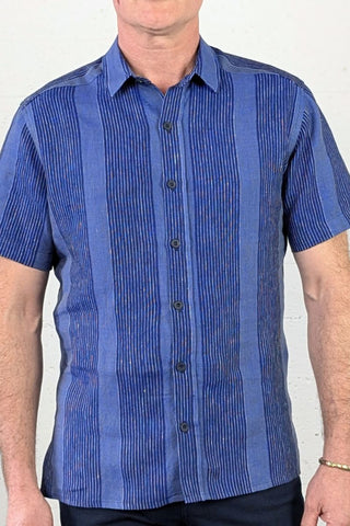 Blunt Shirt SS Piano Stripe