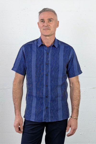 Blunt Shirt SS Piano Stripe