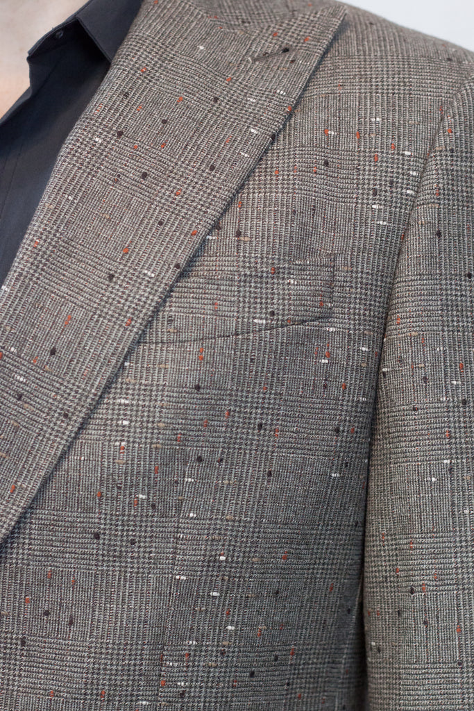Soft Brown Glen Donegal Blazer