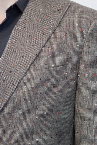 Soft Brown Glen Donegal Blazer