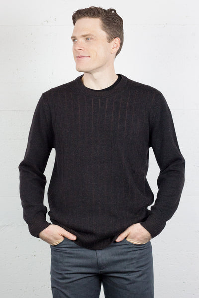 Mid Weight Ribbed Crew Anise