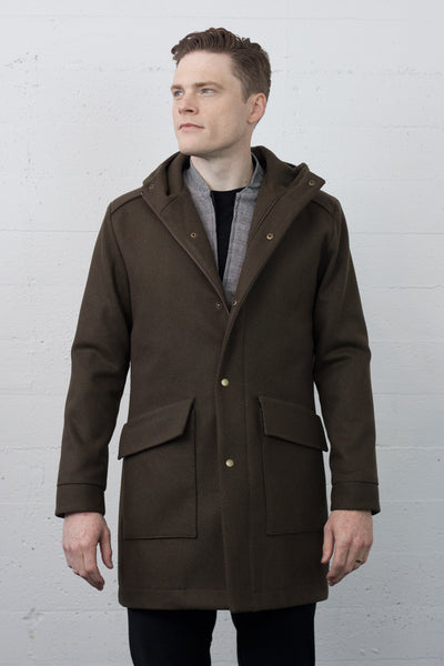 Climate Coat Olive Twill