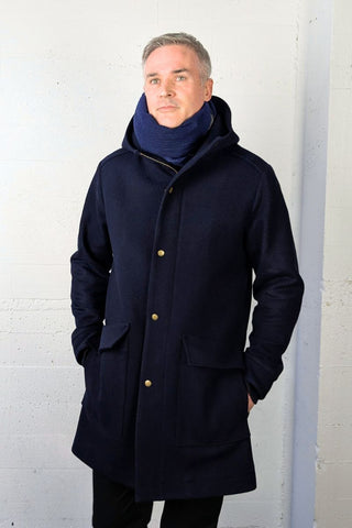 Climate Coat Ink Navy Steep Twill