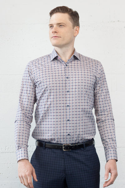 GIB Shirt Layered Grid