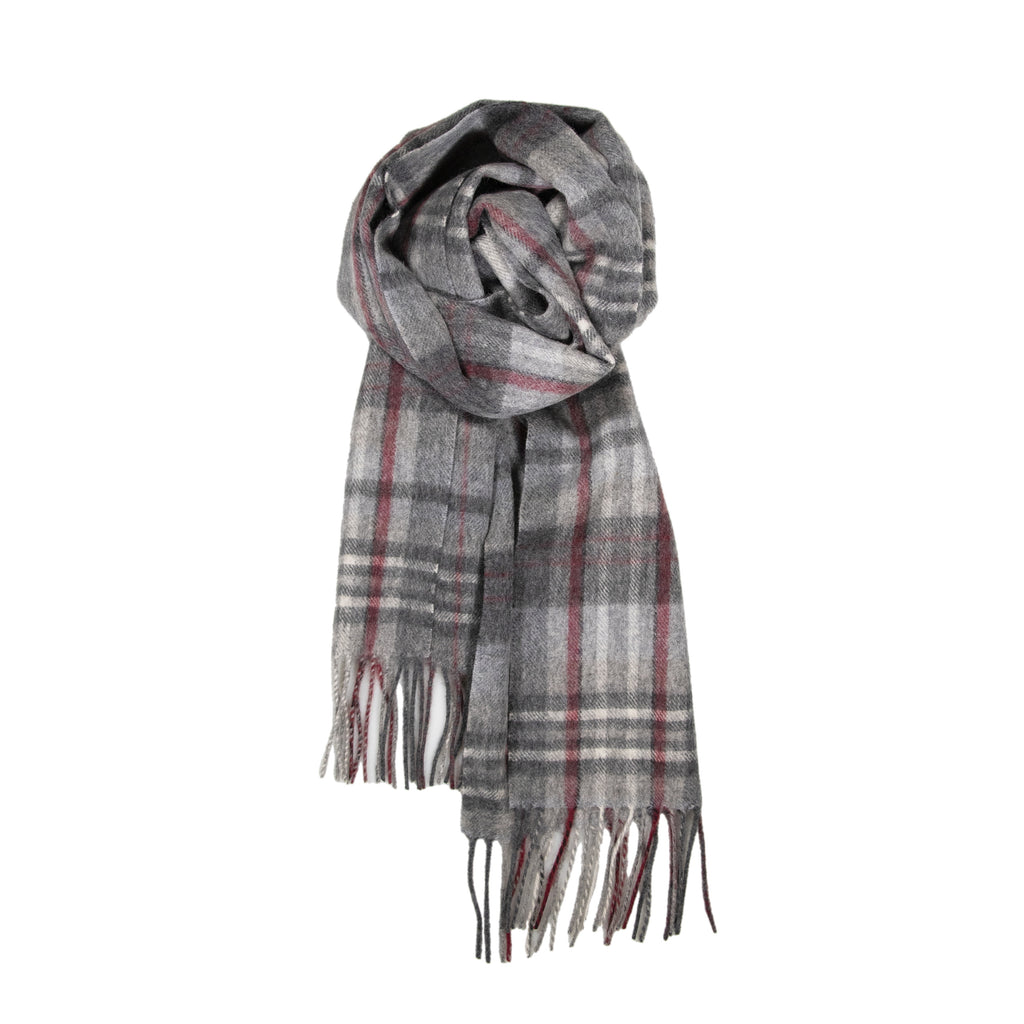 Scarf Lambswool Wolf Check