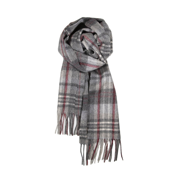 Scarf Lambswool Wolf Check