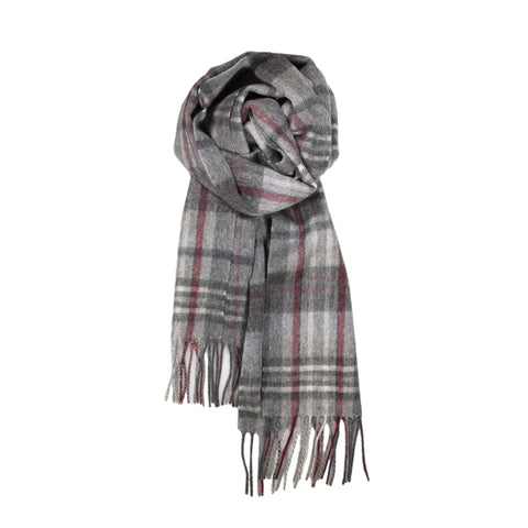 Scarf Lambswool Wolf Check