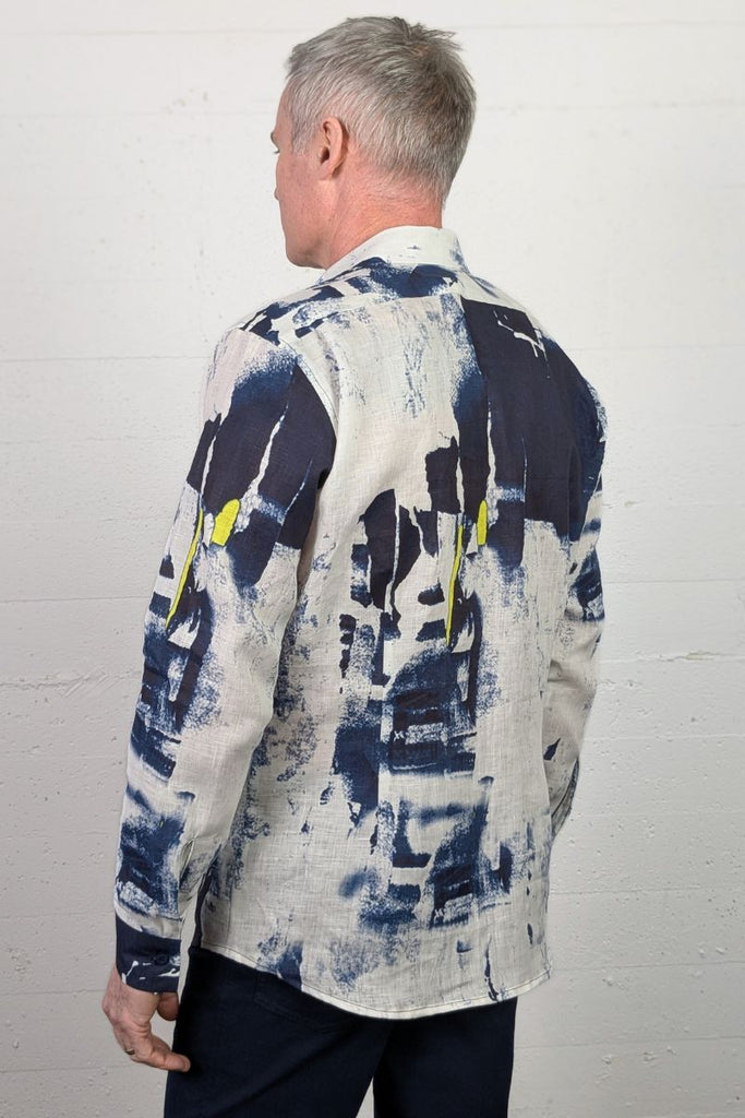 Honda Shirt Ink Spill Linen