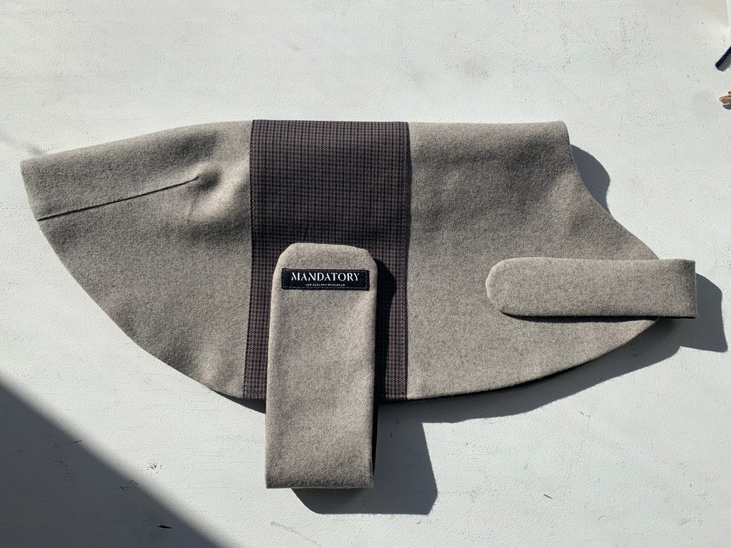 Dog Coat Grey Marle