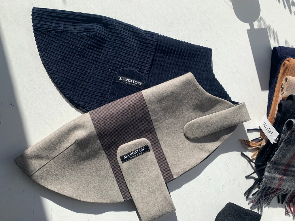 Dog Coat Navy Cord