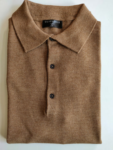 Fine Button Polo Oak