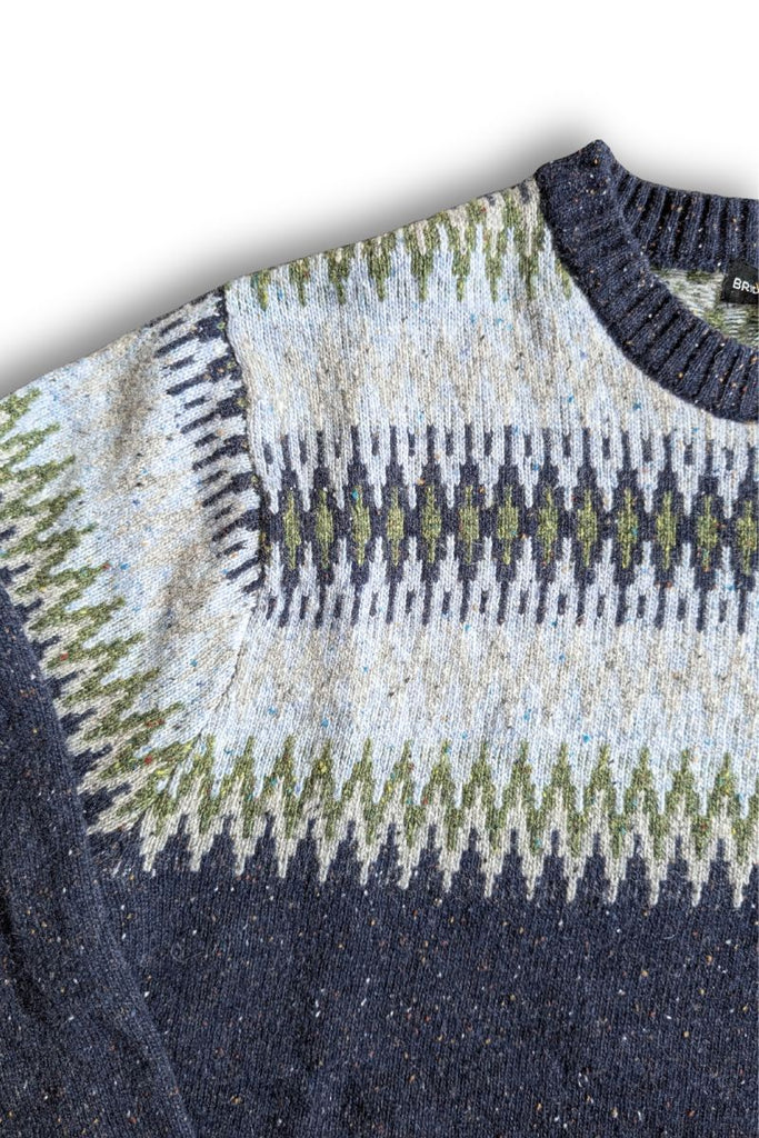 B&L Fair Isle Crew Navy