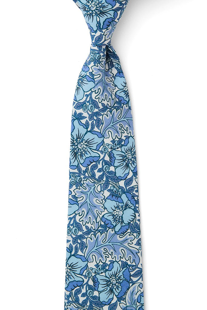 JB Tie Liberty Blue Bloom
