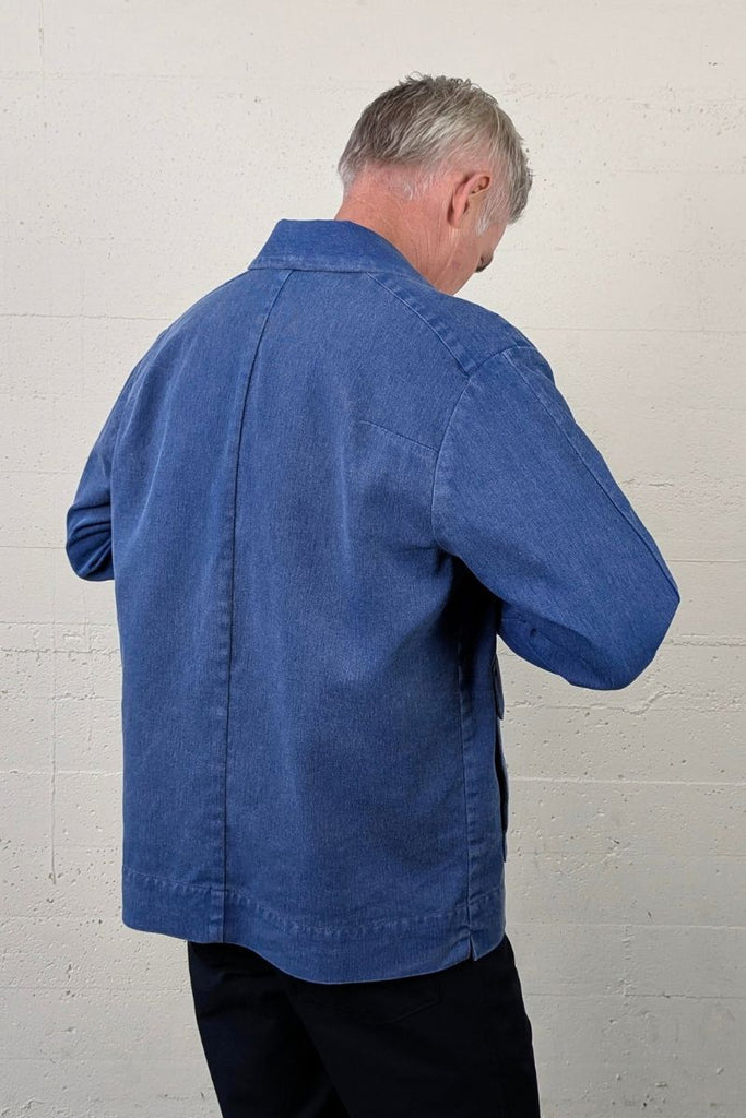 Lincoln Jacket Sandwashed Blue