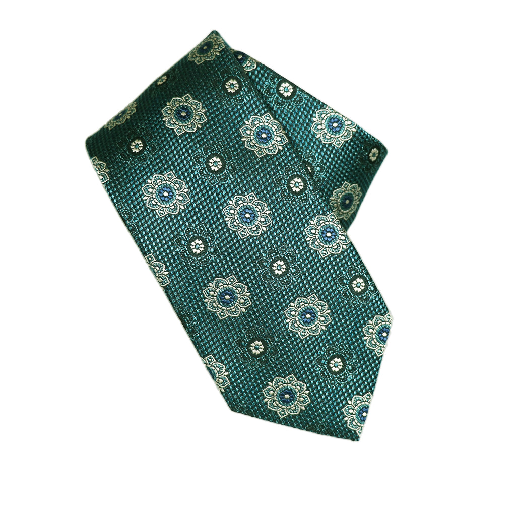 Tie Monti Castello Cerulian Textural Rosettes