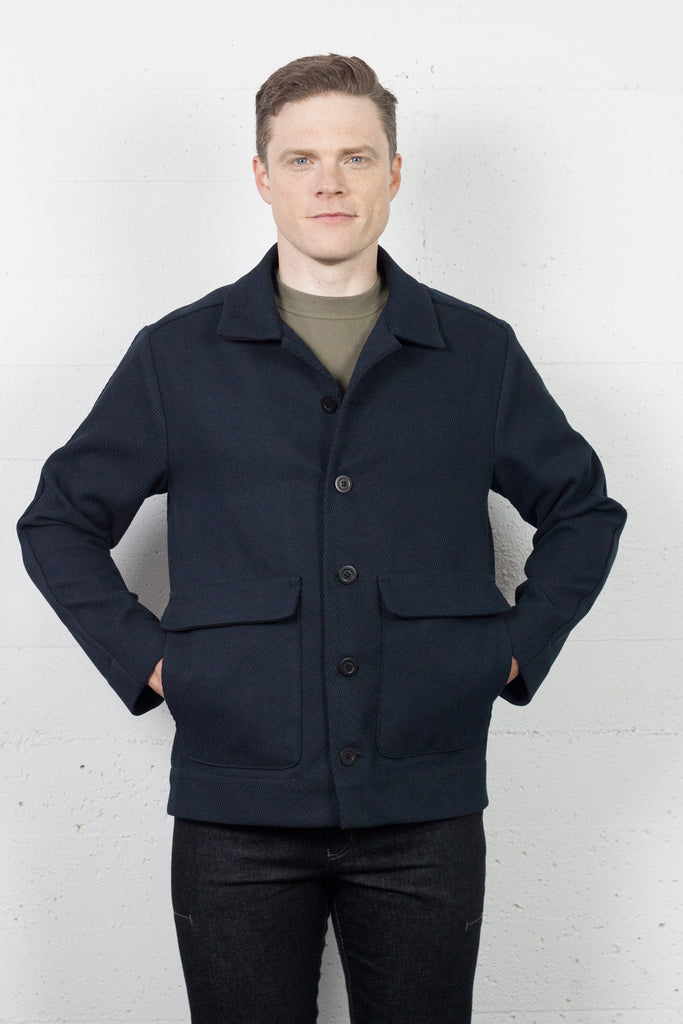 Lincoln Jacket Navy Twill