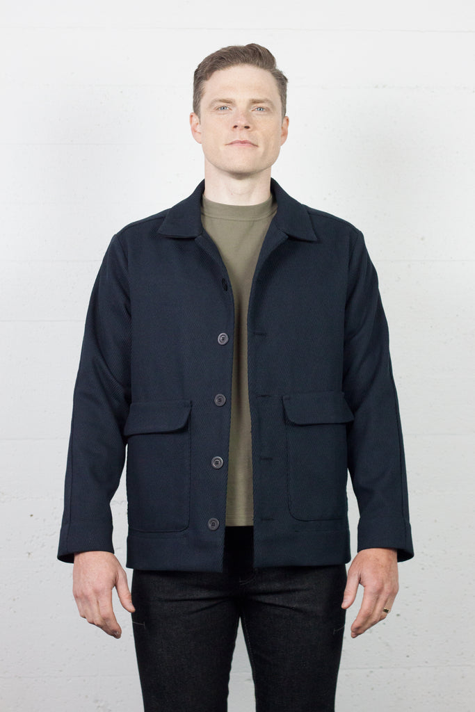 Lincoln Jacket Navy Twill