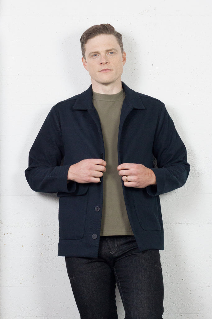 Lincoln Jacket Navy Twill