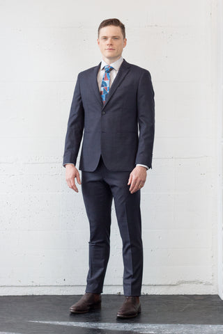 Typography Check Suit