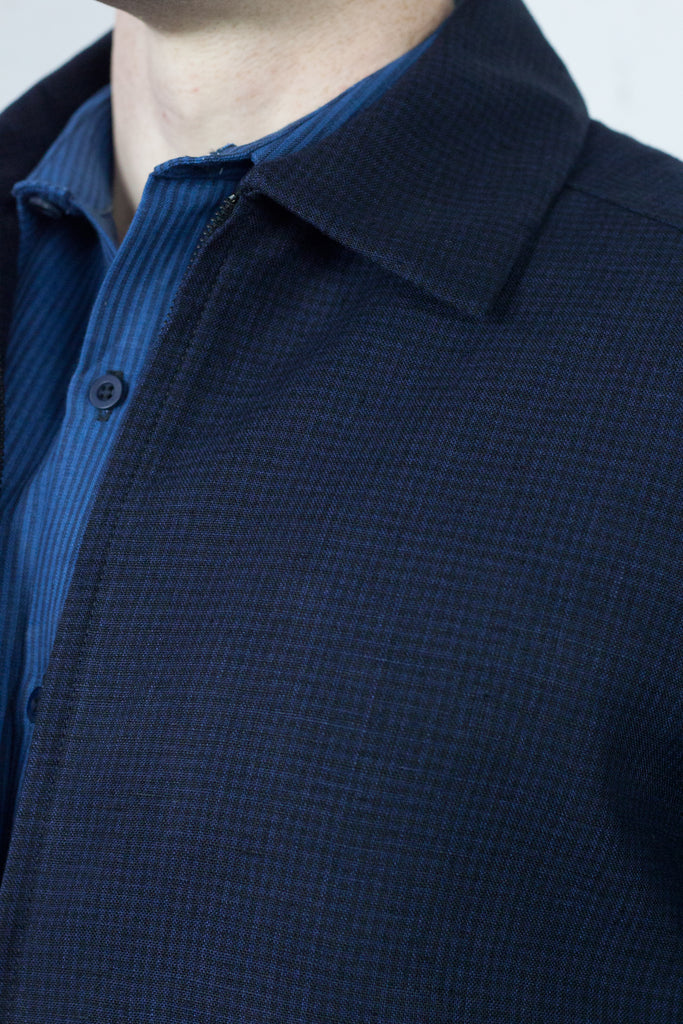 Kingswood Blue/Black Linen