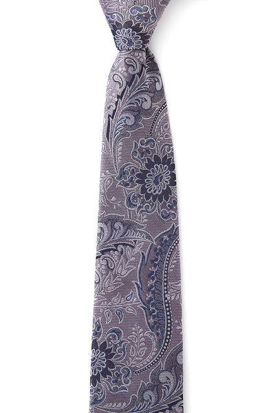 GIB Tie Floral Paisley Mauve