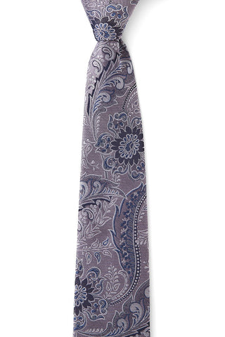GIB Tie Floral Paisley Mauve