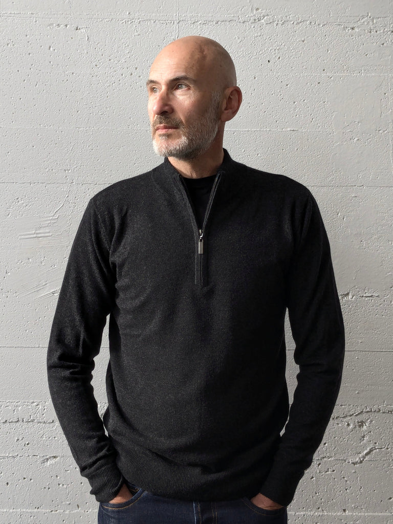 1/4 Zip Pullover Coal