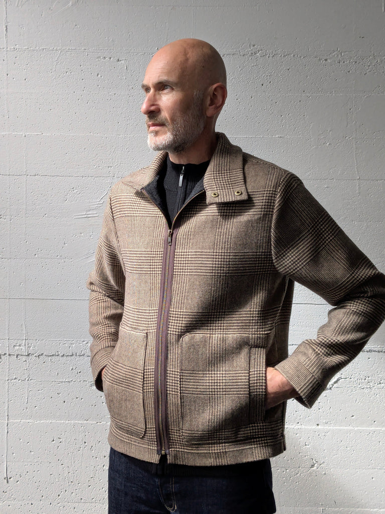The Duke Jacket Walnut Check