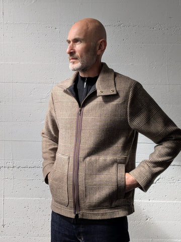 The Duke Jacket Walnut Check
