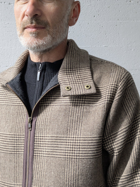 The Duke Jacket Walnut Check