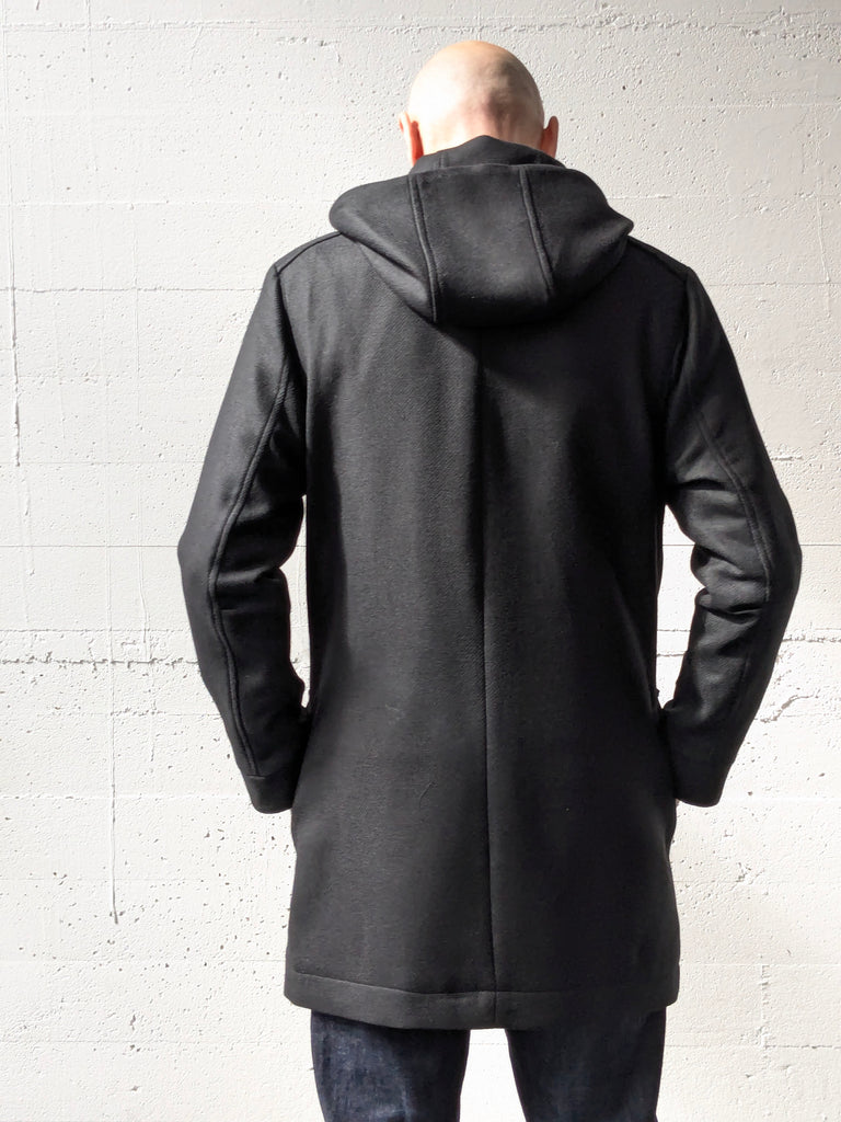 Climate Coat Black Broken Twill