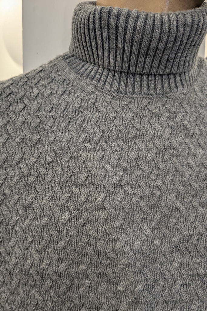 Florentino Roll Neck Dove Cable