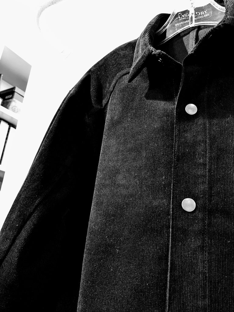Ged Jacket Black Cut Cord
