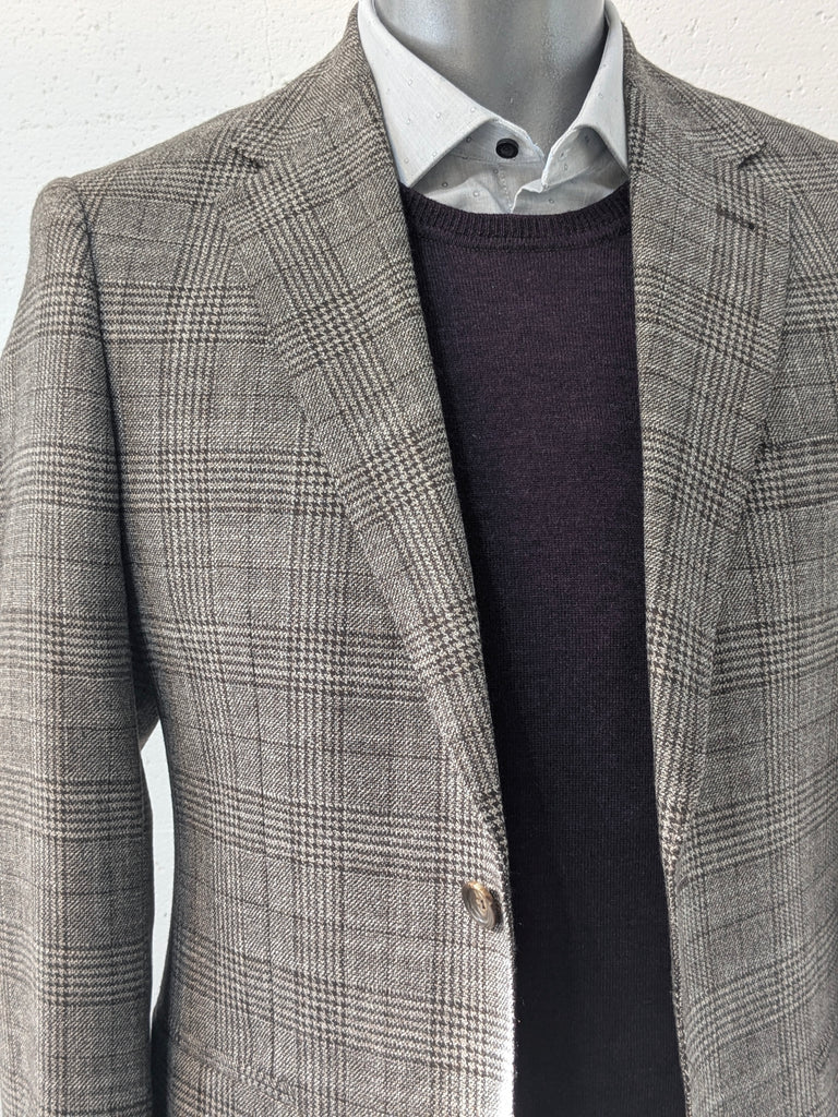 CAM Blazer Chocolate Glen Check
