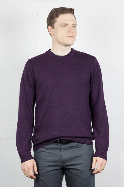Mid Weight Crew Mulberry